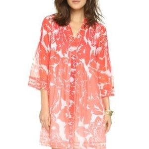 Diane Von Furstenberg Layla silk tunic dress.